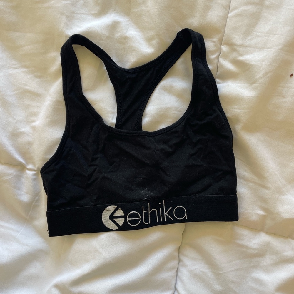 Ethika Black Sports Bra